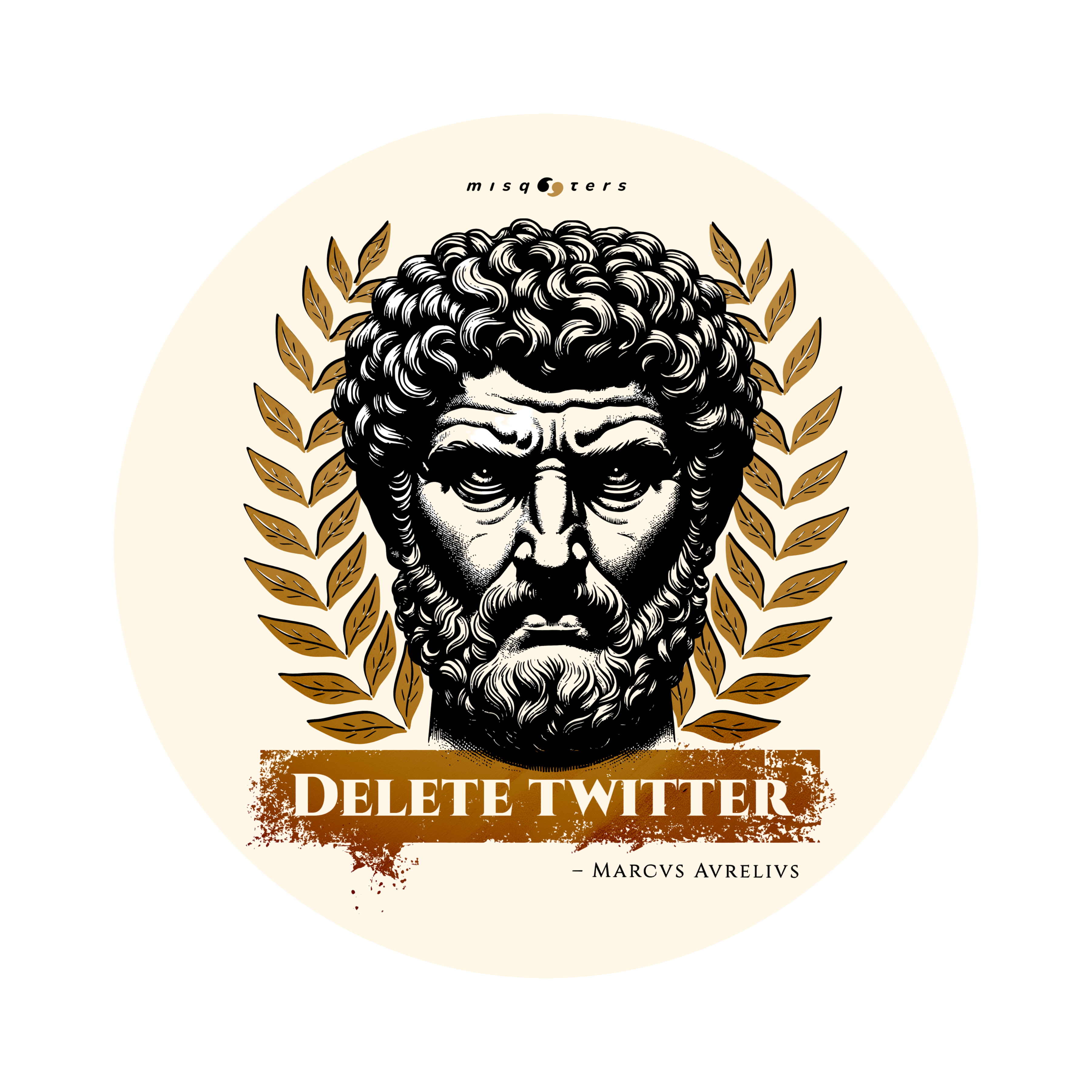Delete Twitter - Light Ed. | M. Aurelius | Unisex Oversized