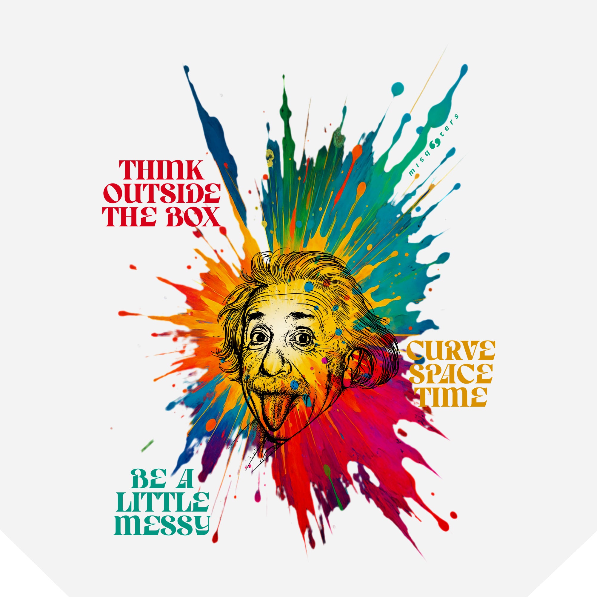 Close up of einstein design