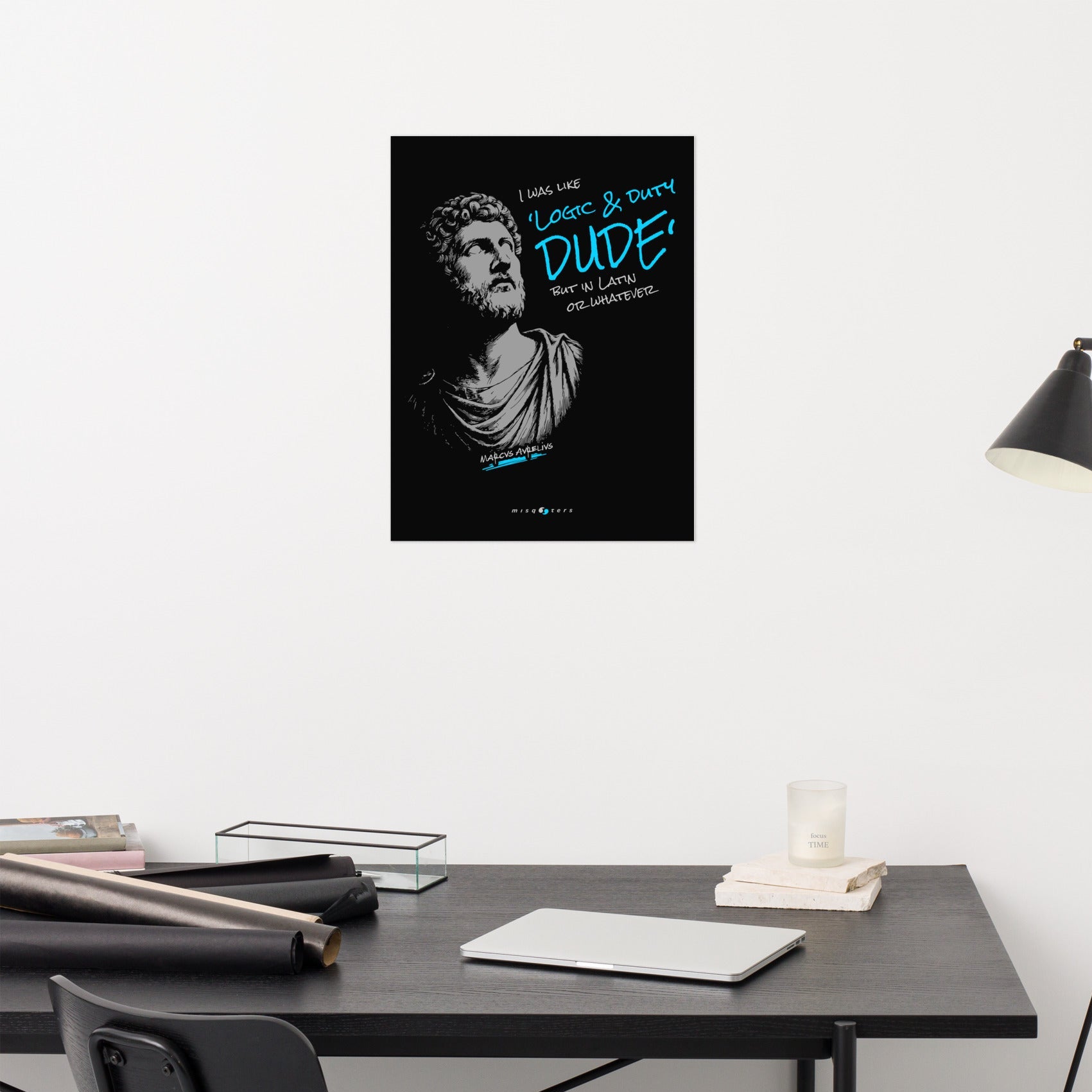 Logic & Duty — Marcus Aurelius | Poster