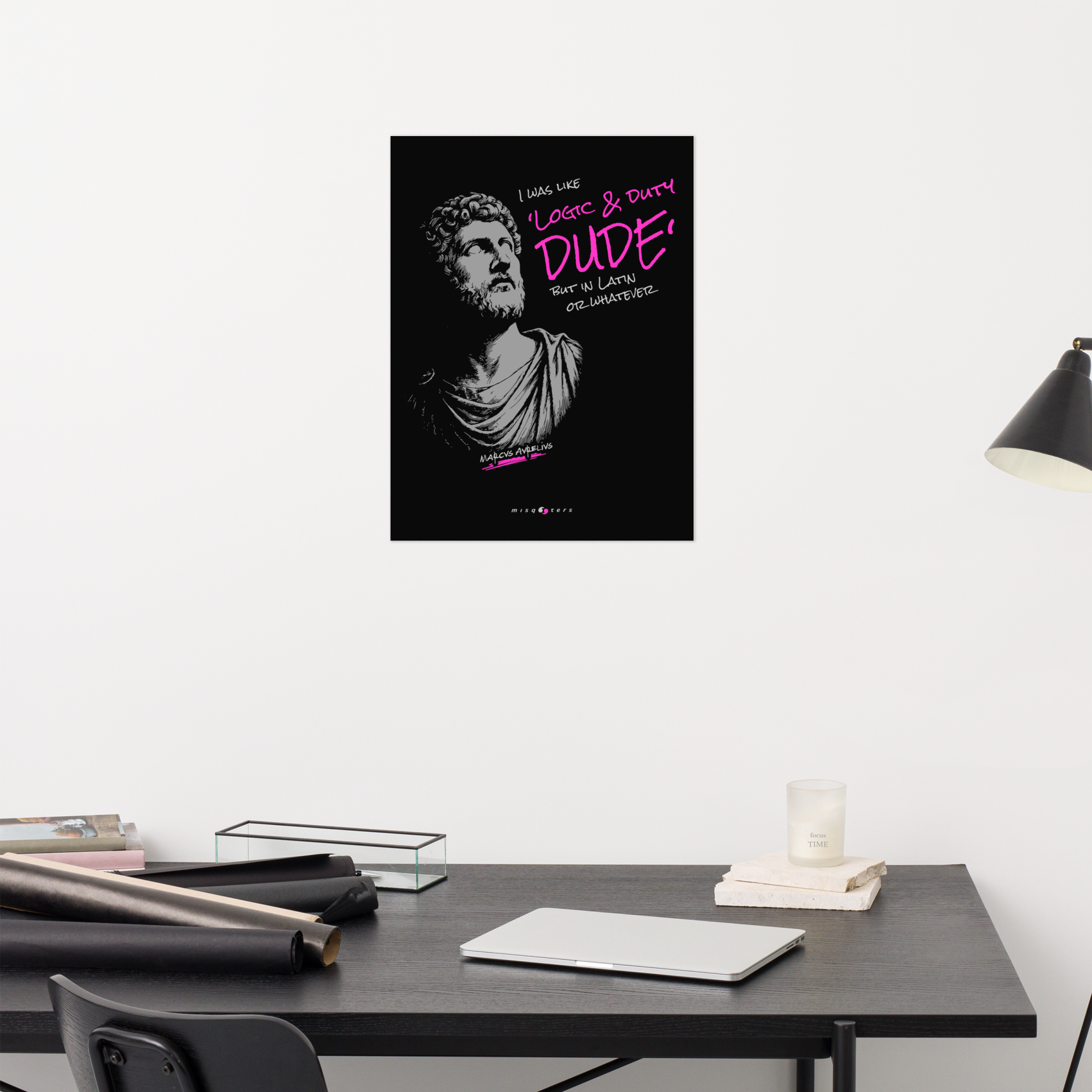 Logic & Duty — Marcus Aurelius | Poster