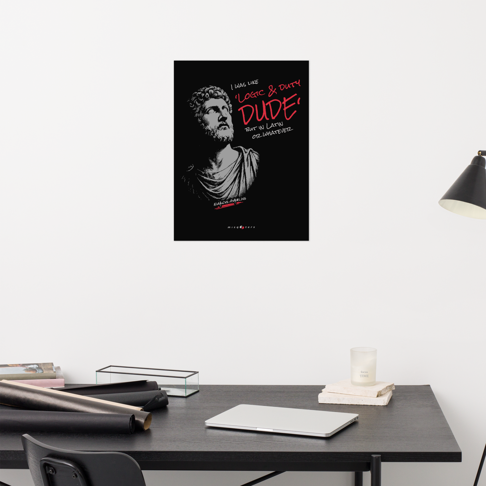 Logic & Duty — Marcus Aurelius | Poster