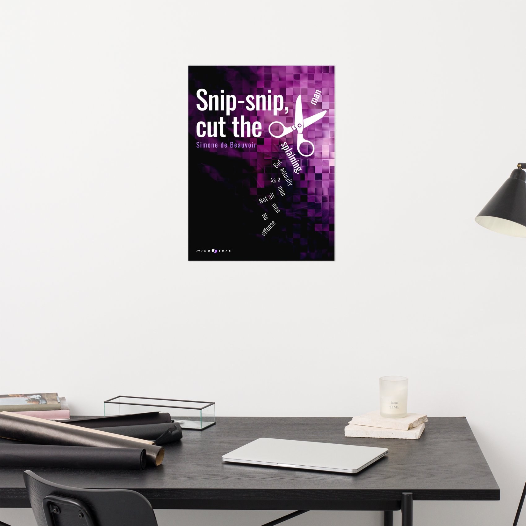 Snip, snip — Simone de Beauvoir | Poster