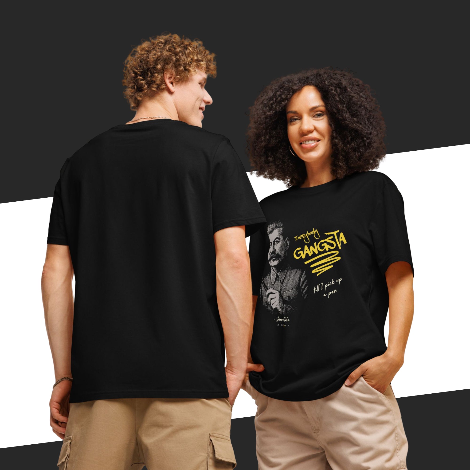 Gangsta — Joseph Stalin | Wide organic tee