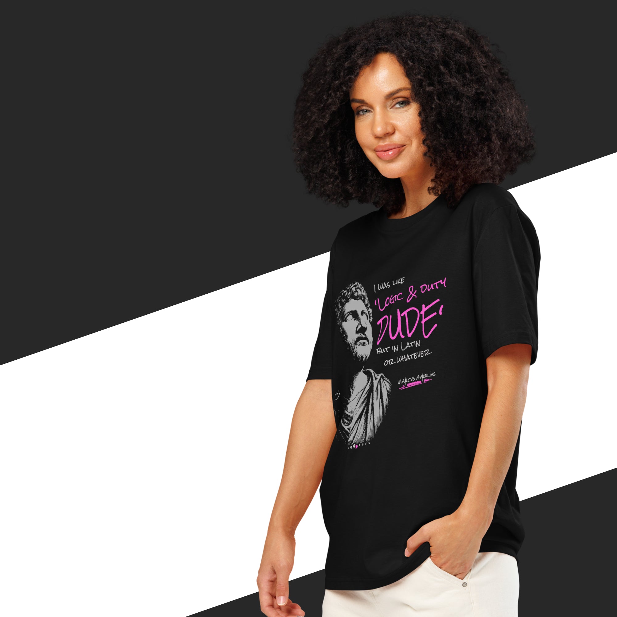 Logic & Duty — Marcus Aurelius | Wide organic tee