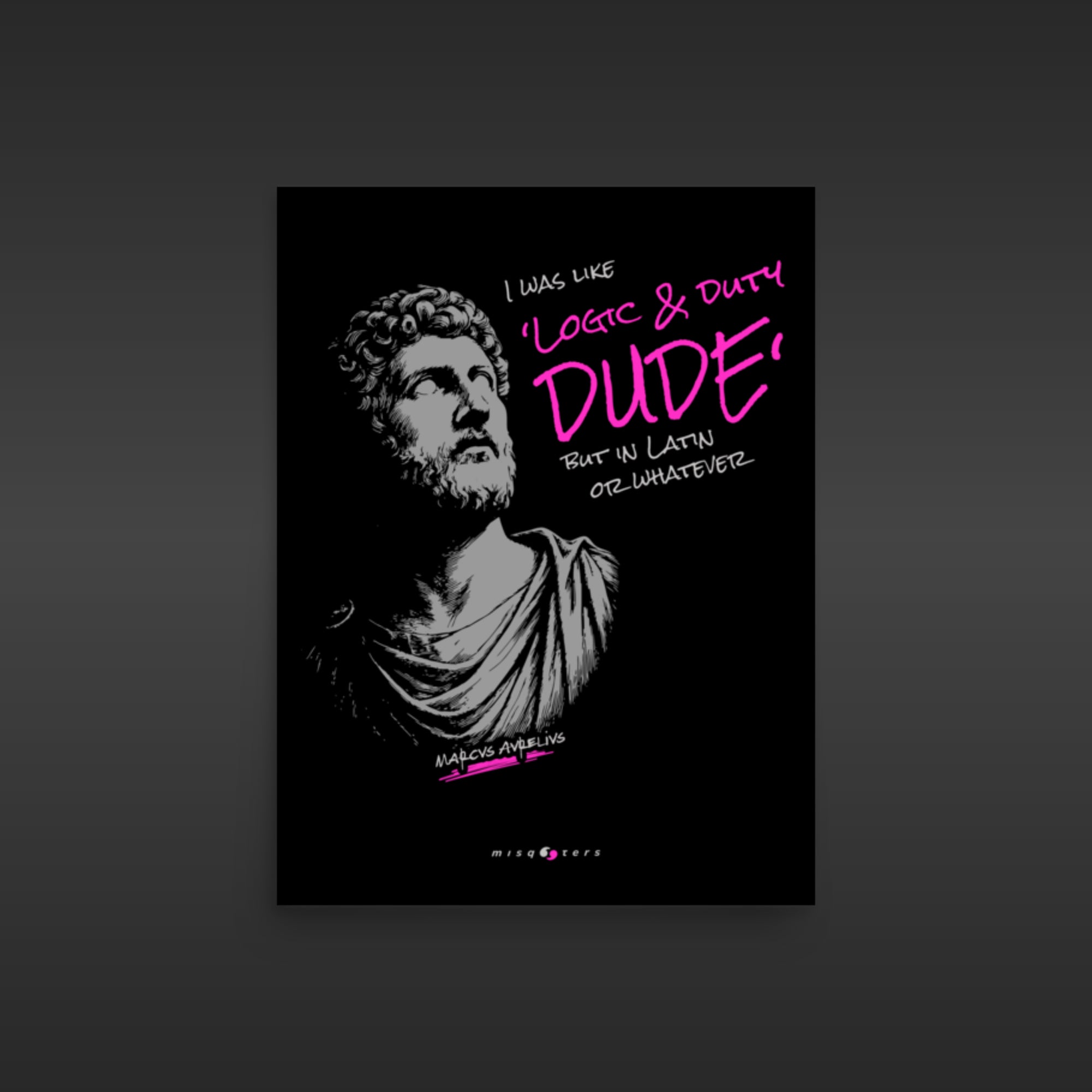 Logic & Duty — Marcus Aurelius | Poster