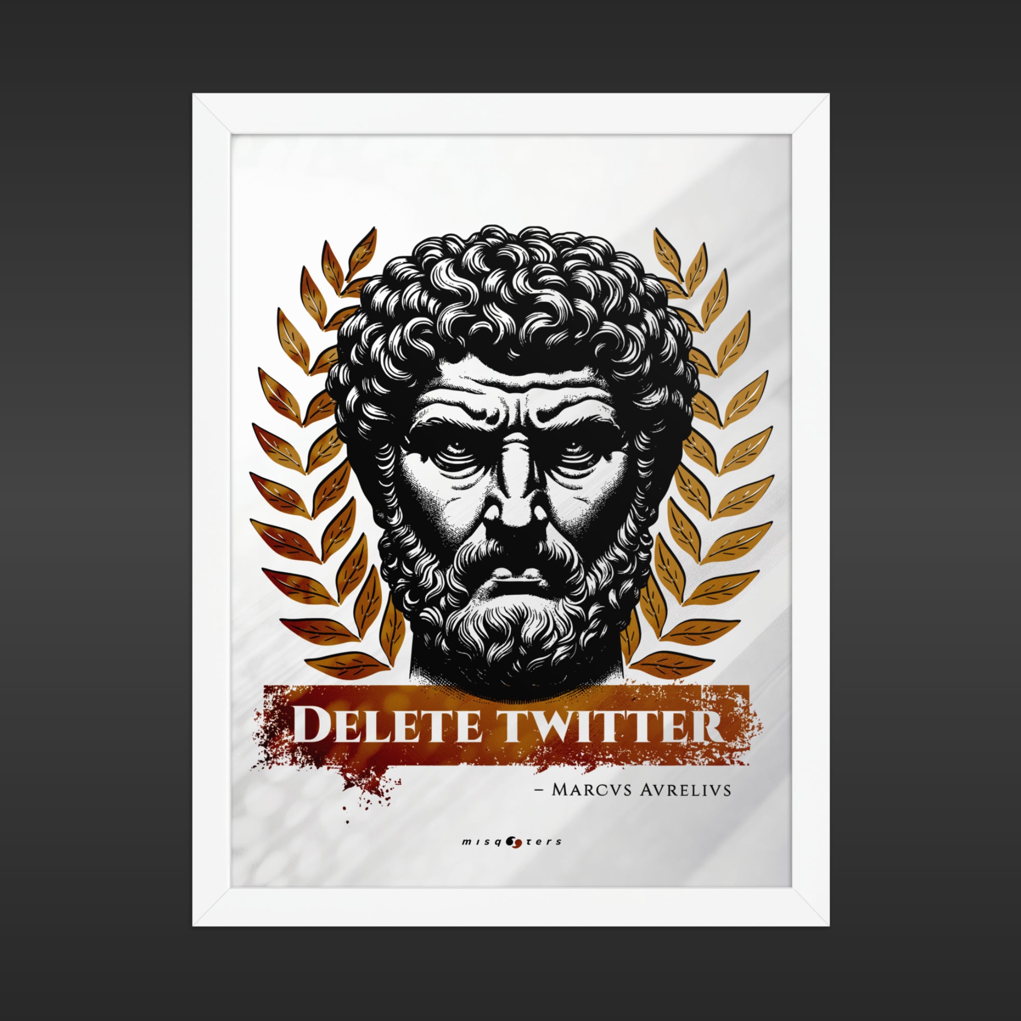 Delete Twitter (Light Ed.) — M. Aurelius | Poster