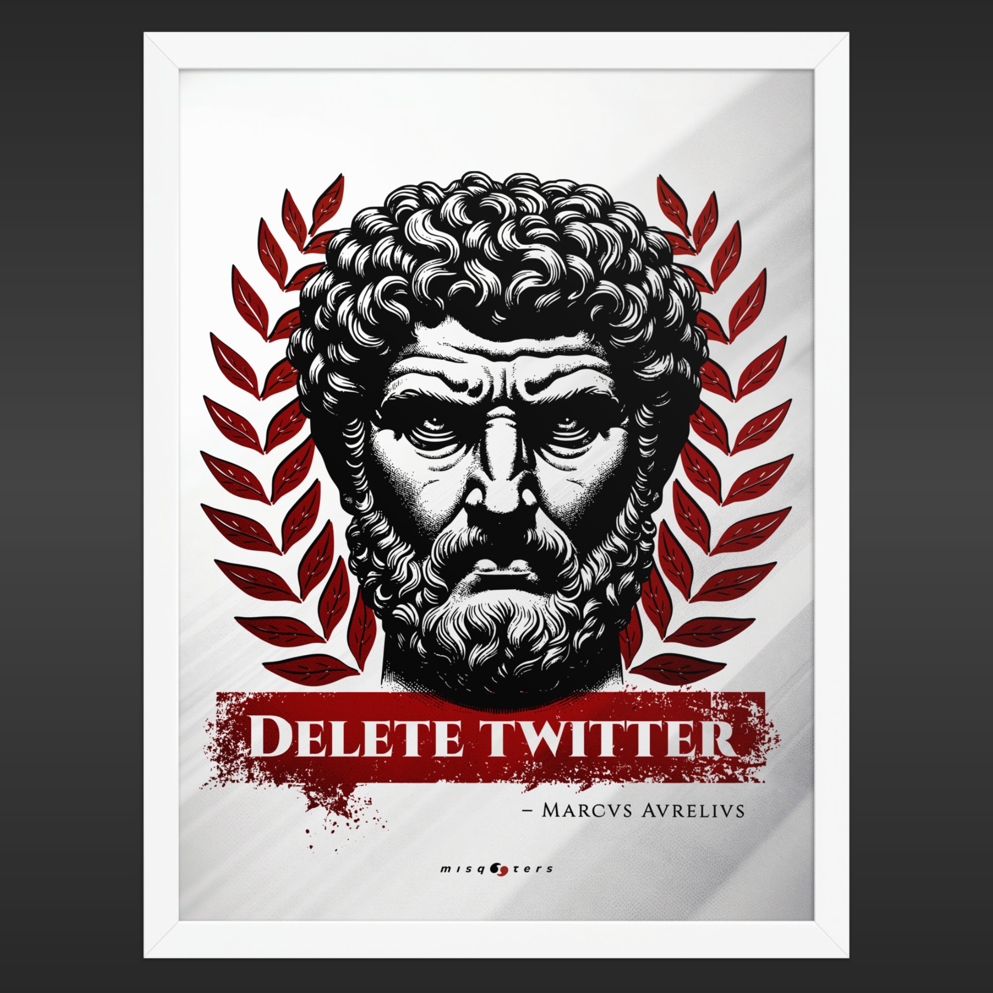 Delete Twitter (Light Ed.) — M. Aurelius | Poster