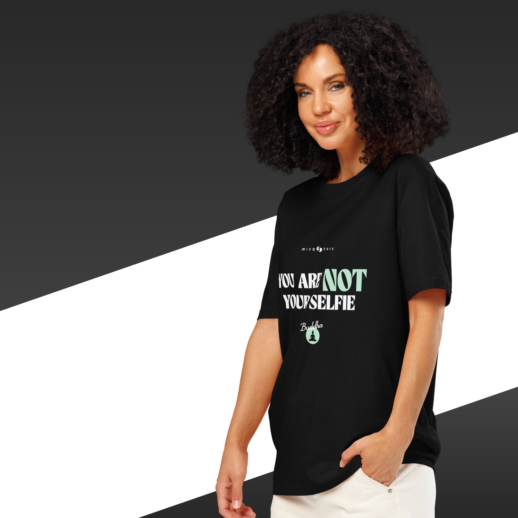 Selfie | Buddha | Unisex | Wide organic tee