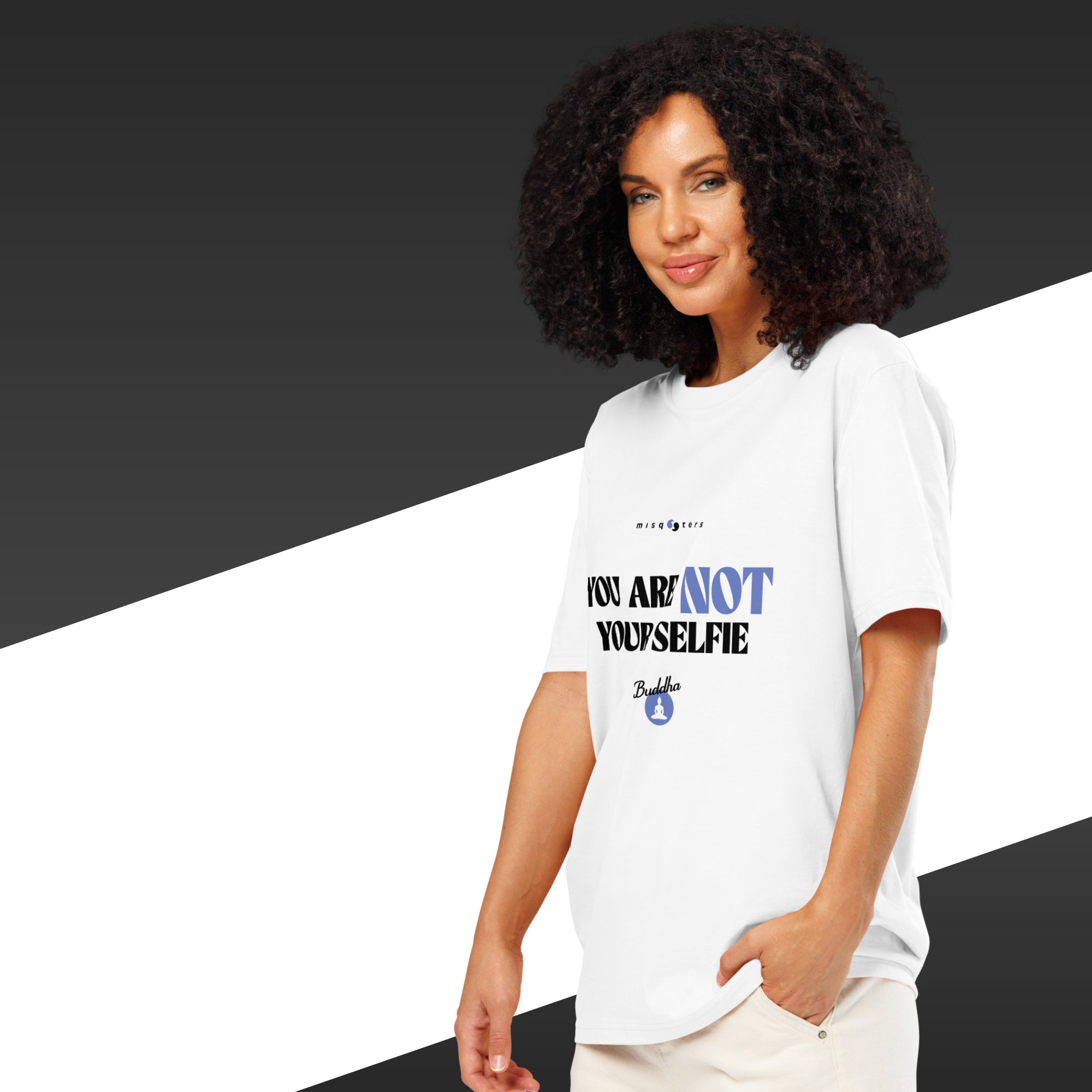 Selfie | Buddha | Unisex | Wide organic tee