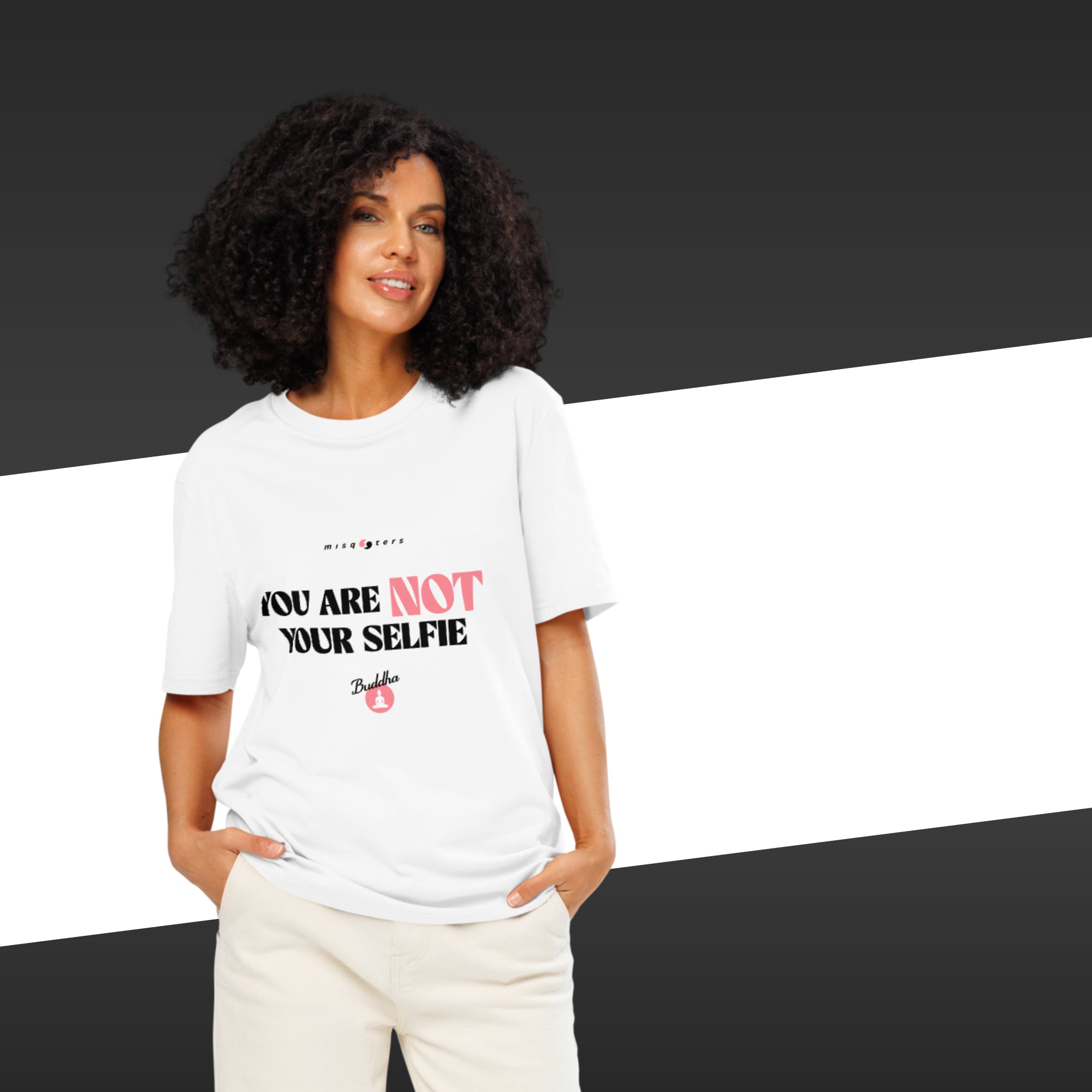 Selfie | Buddha | Unisex | Wide organic tee