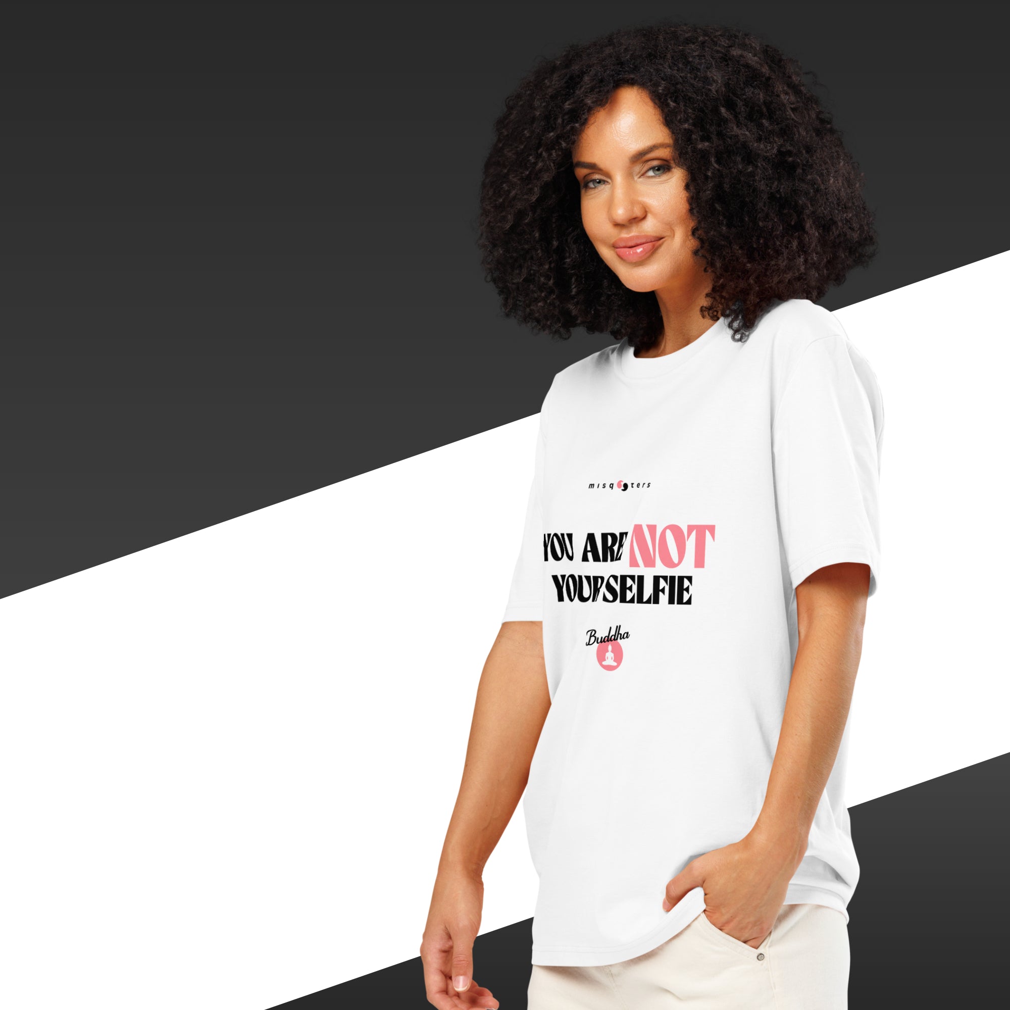 Selfie | Buddha | Unisex | Wide organic tee