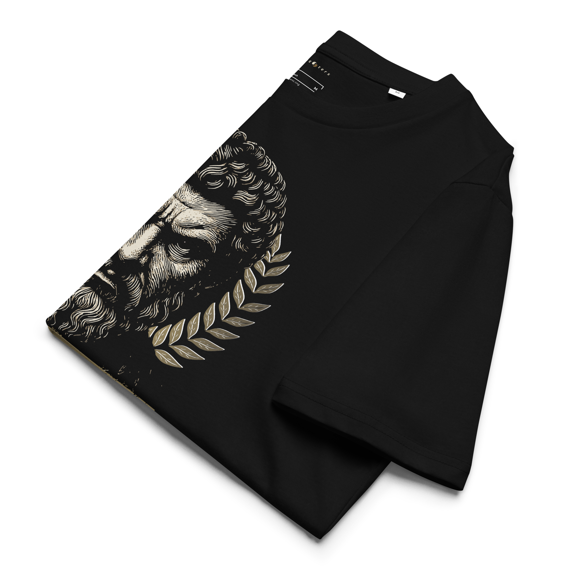 Delete Twitter (Night ed.) — Marcus Aurelius | Wide organic tee