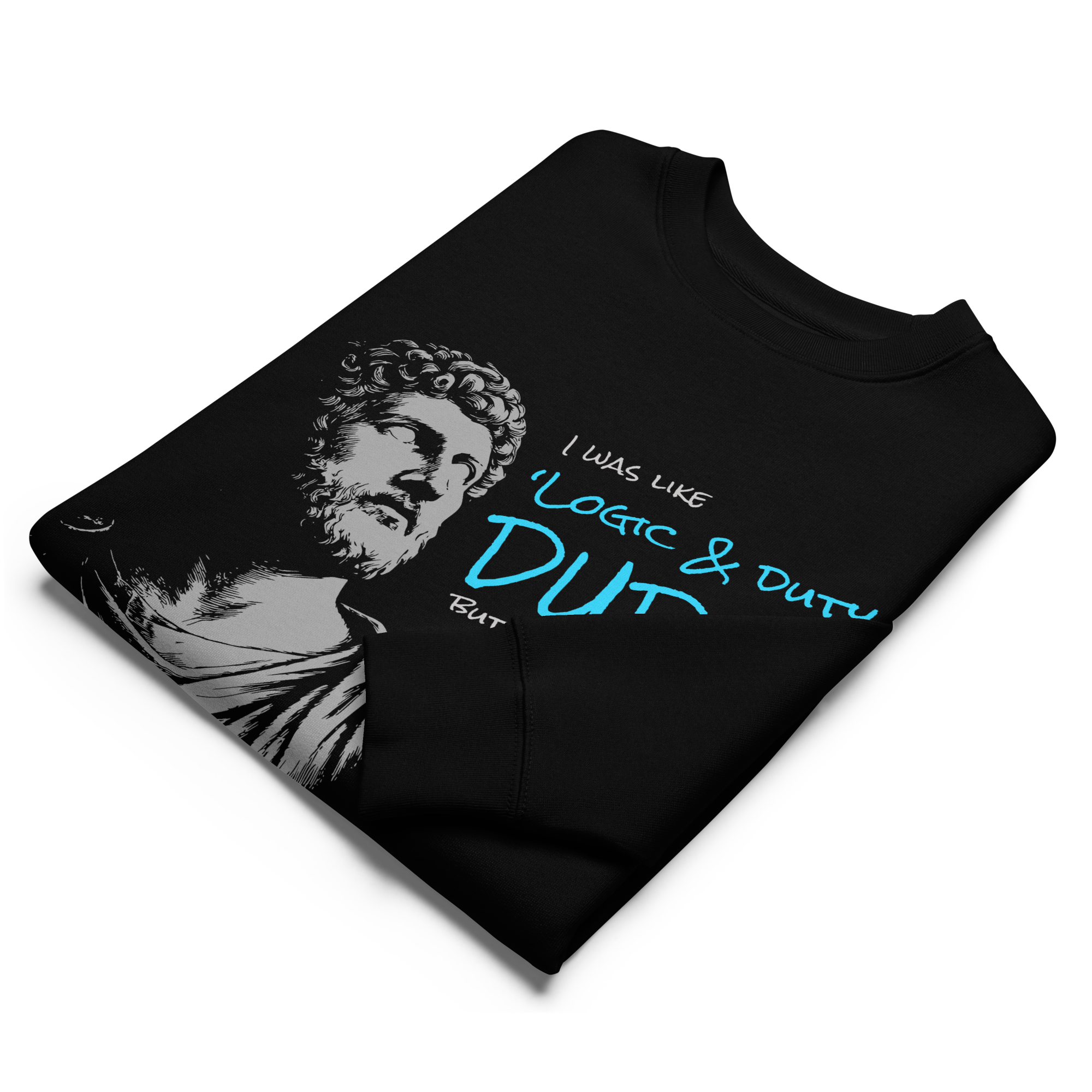 Logic & Duty — Marcus Aurelius | Organic sweatshirt