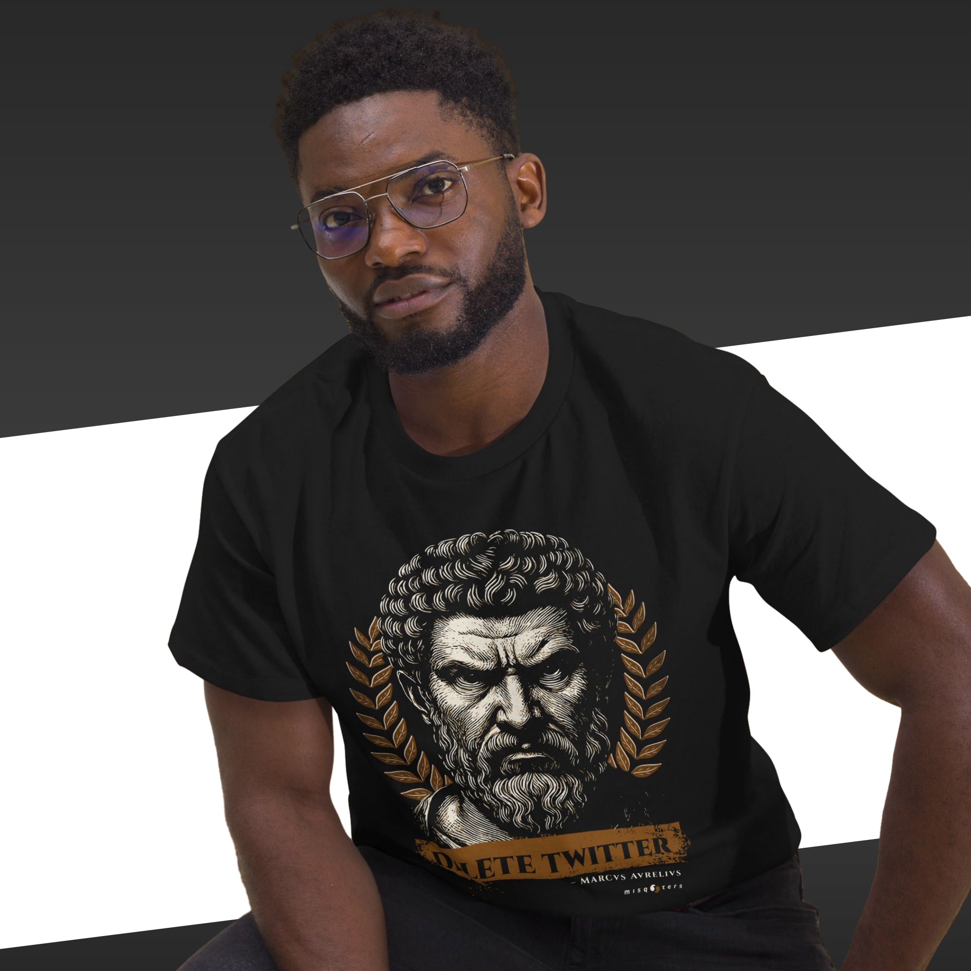 Delete Twitter - Night ed. | M. Aurelius | Unisex | Classic tee