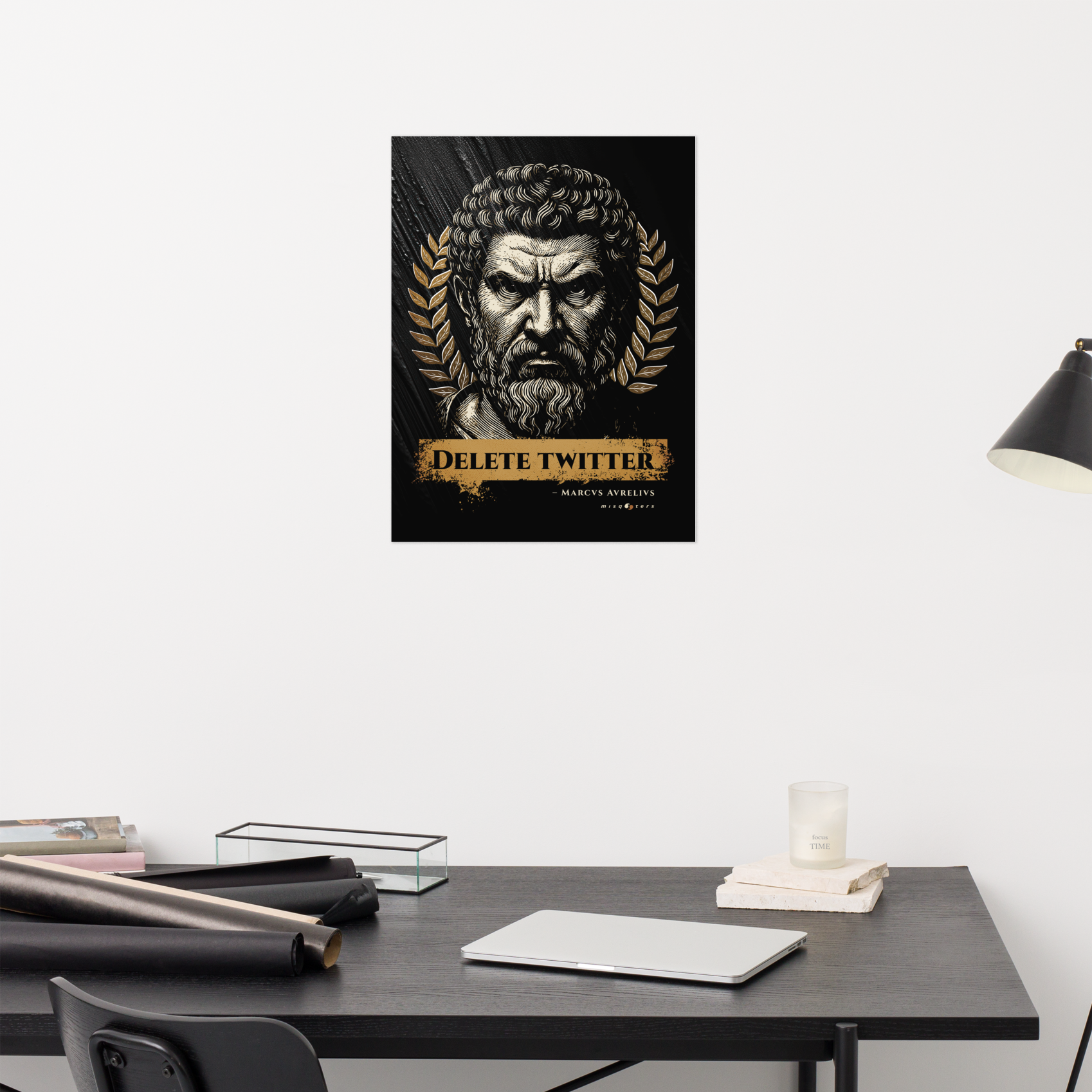 Delete Twitter - Night Ed. | M. Aurelius | Poster