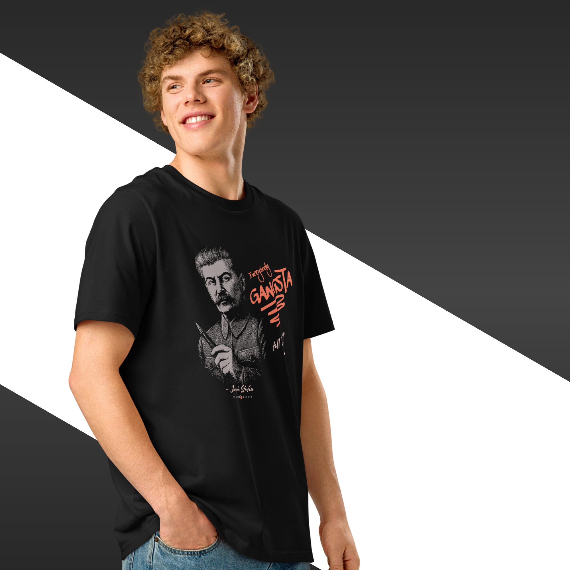 Gangsta — Joseph Stalin | Wide organic tee