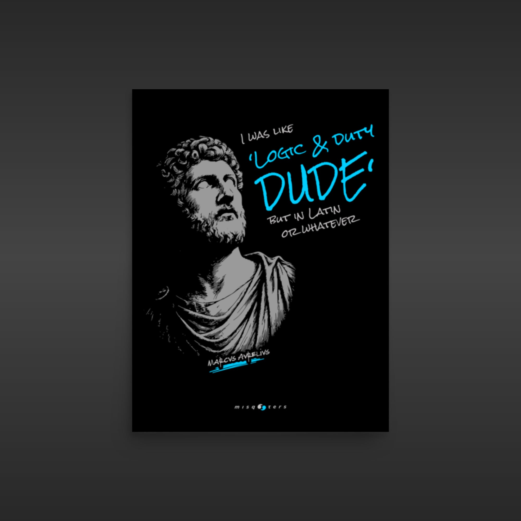 Logic & Duty — Marcus Aurelius | Poster