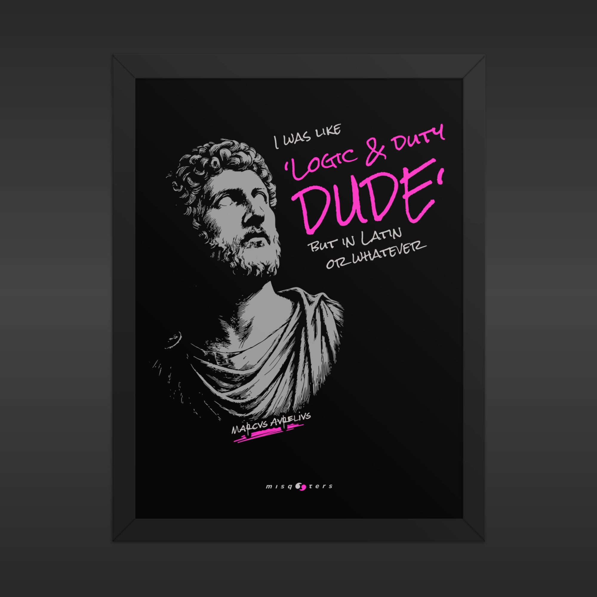 Logic & Duty — Marcus Aurelius | Poster