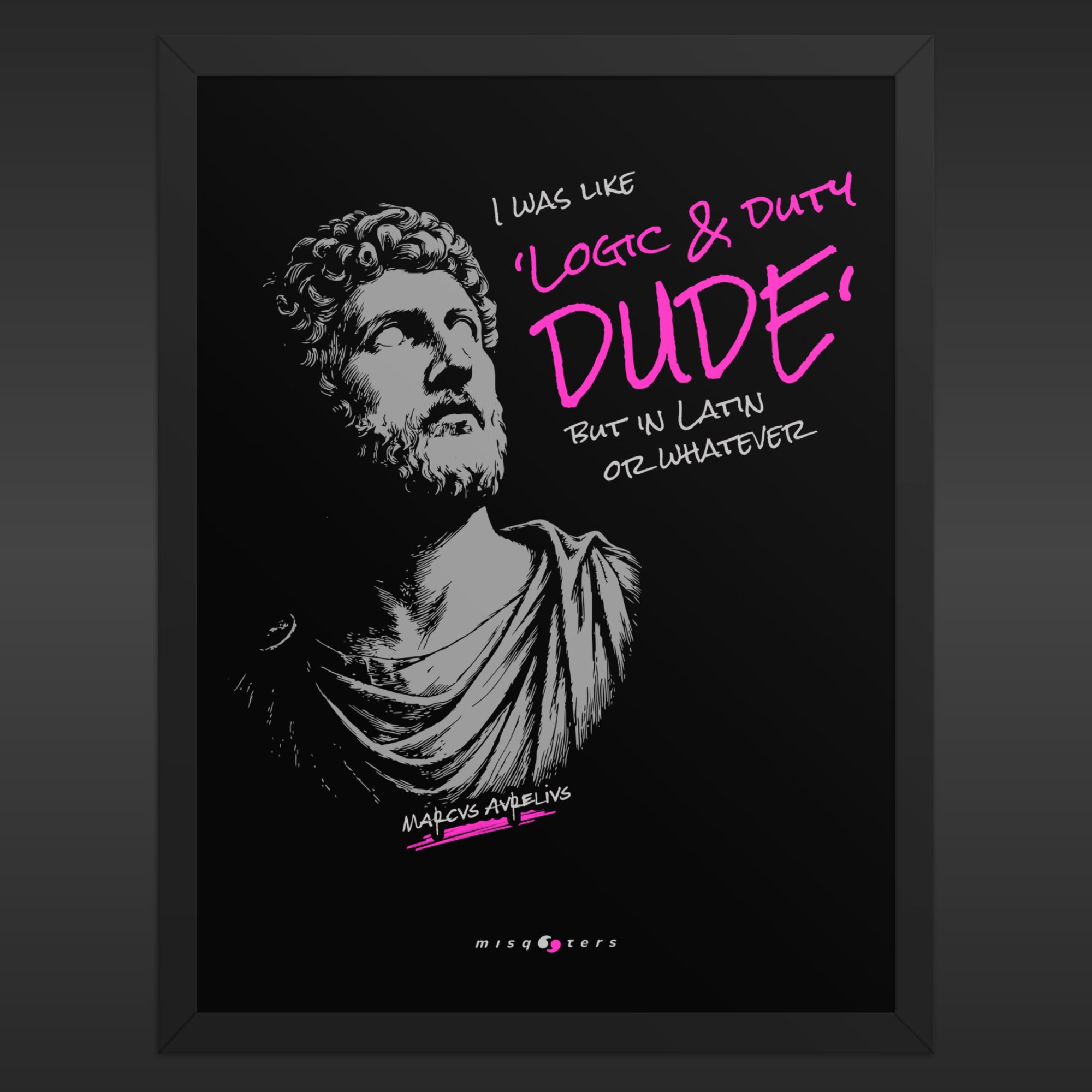 Logic & Duty — Marcus Aurelius | Poster