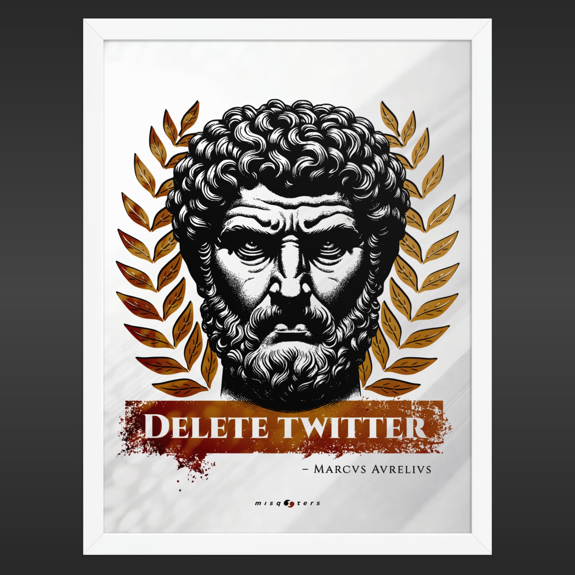 Delete Twitter (Light Ed.) — M. Aurelius | Poster