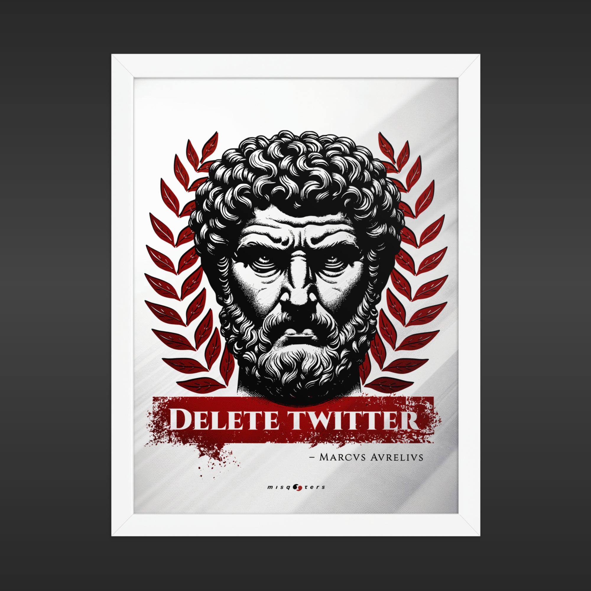 Delete Twitter (Light Ed.) — M. Aurelius | Poster