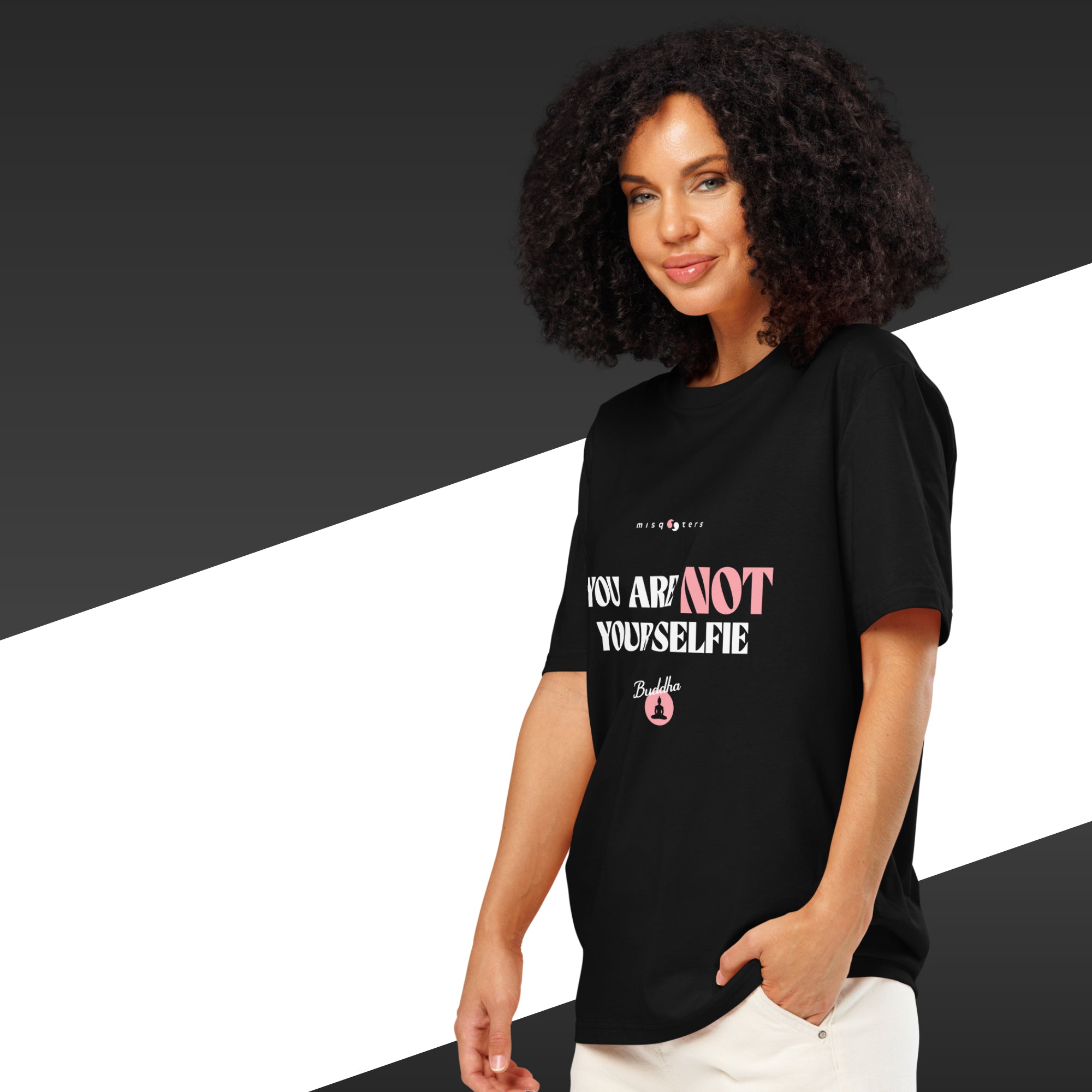 Selfie | Buddha | Unisex | Wide organic tee