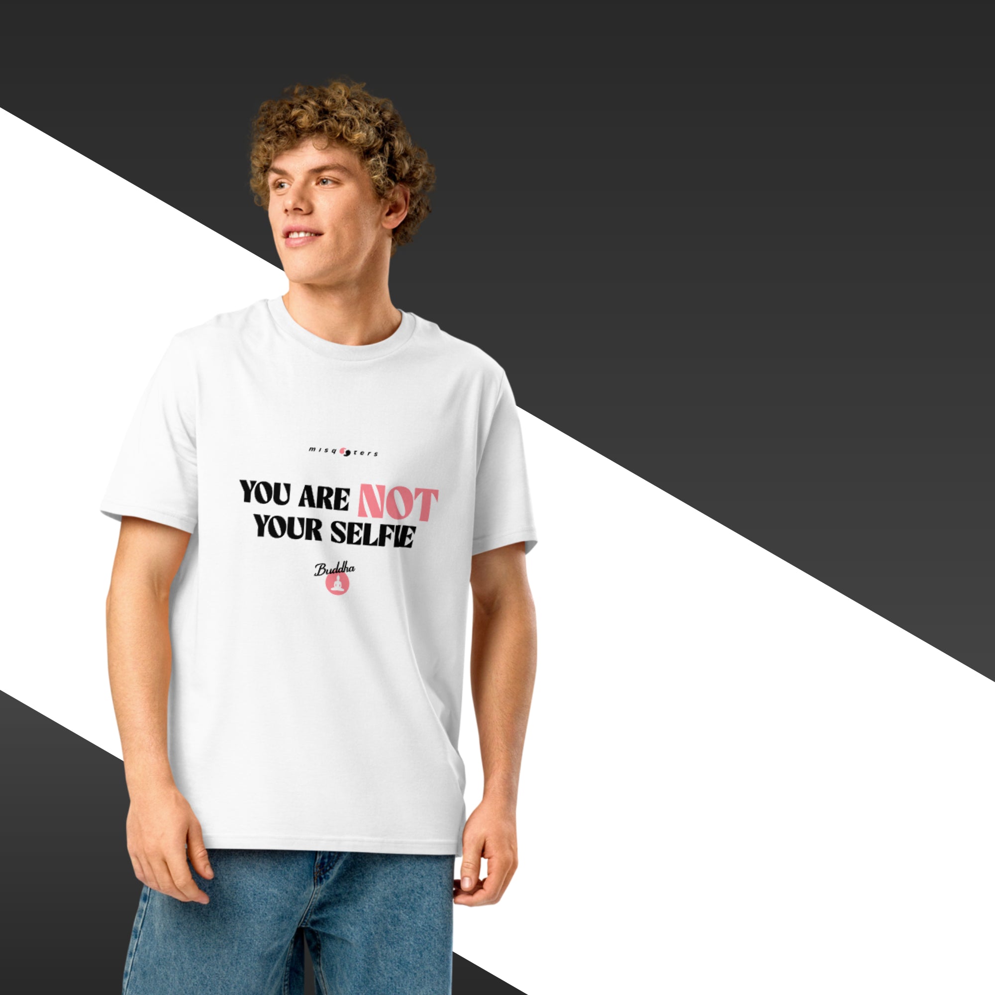 Selfie | Buddha | Unisex | Wide organic tee