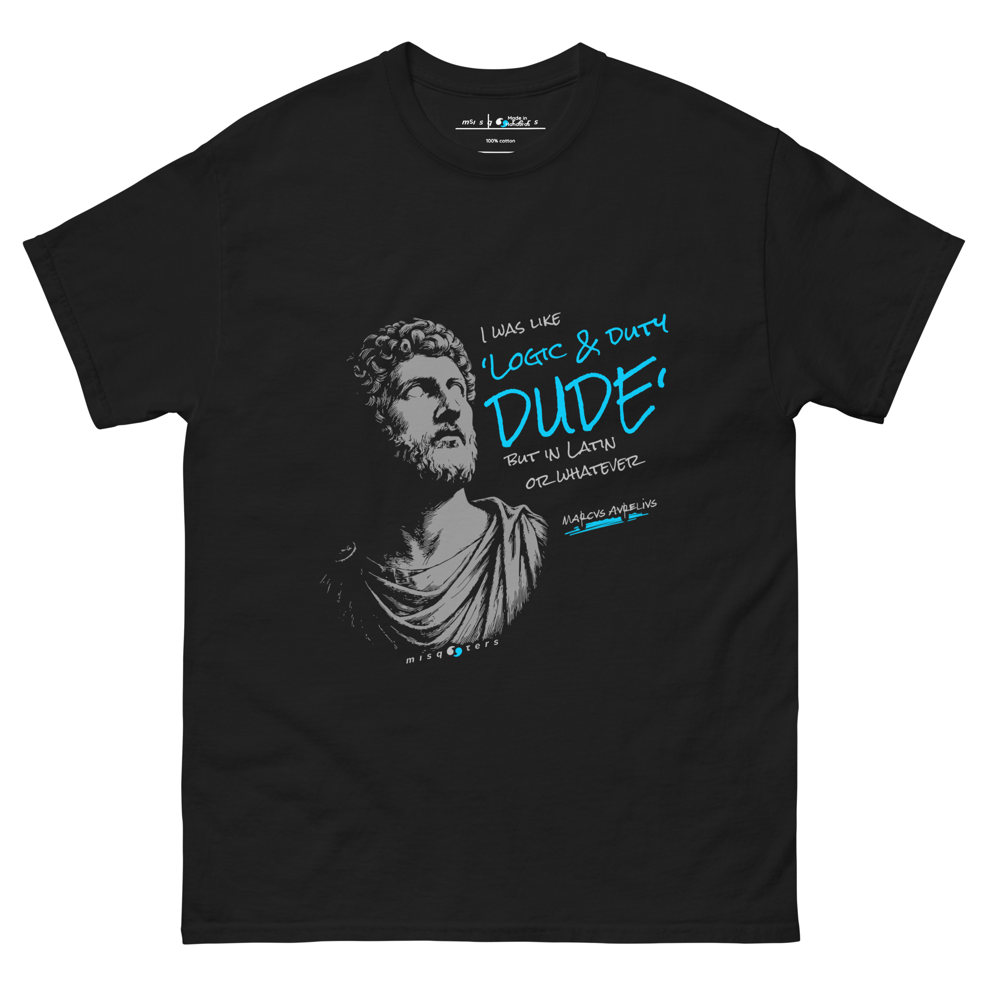 Logic & Duty | M. Aurelius | Unisex Oversized