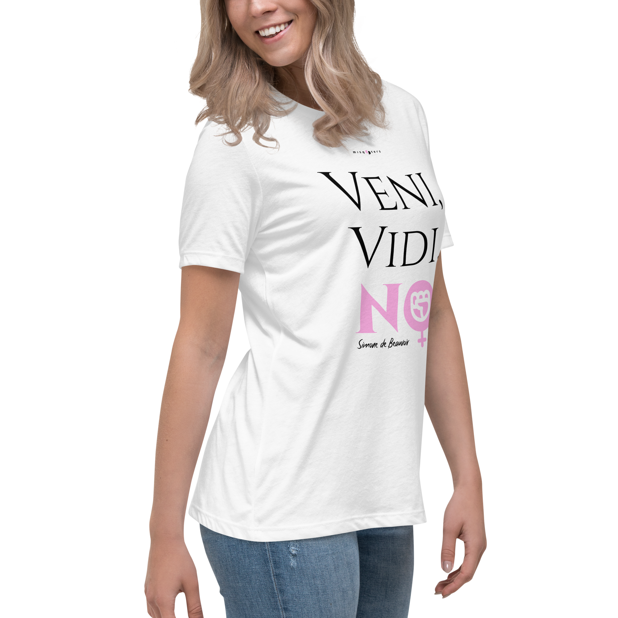 Veni, Vidi, No | S. de Beauvoir | Women's tee